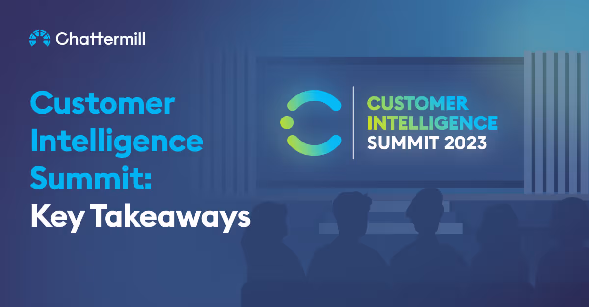 Customer Intelligence Summit 2023: Key Takeaways