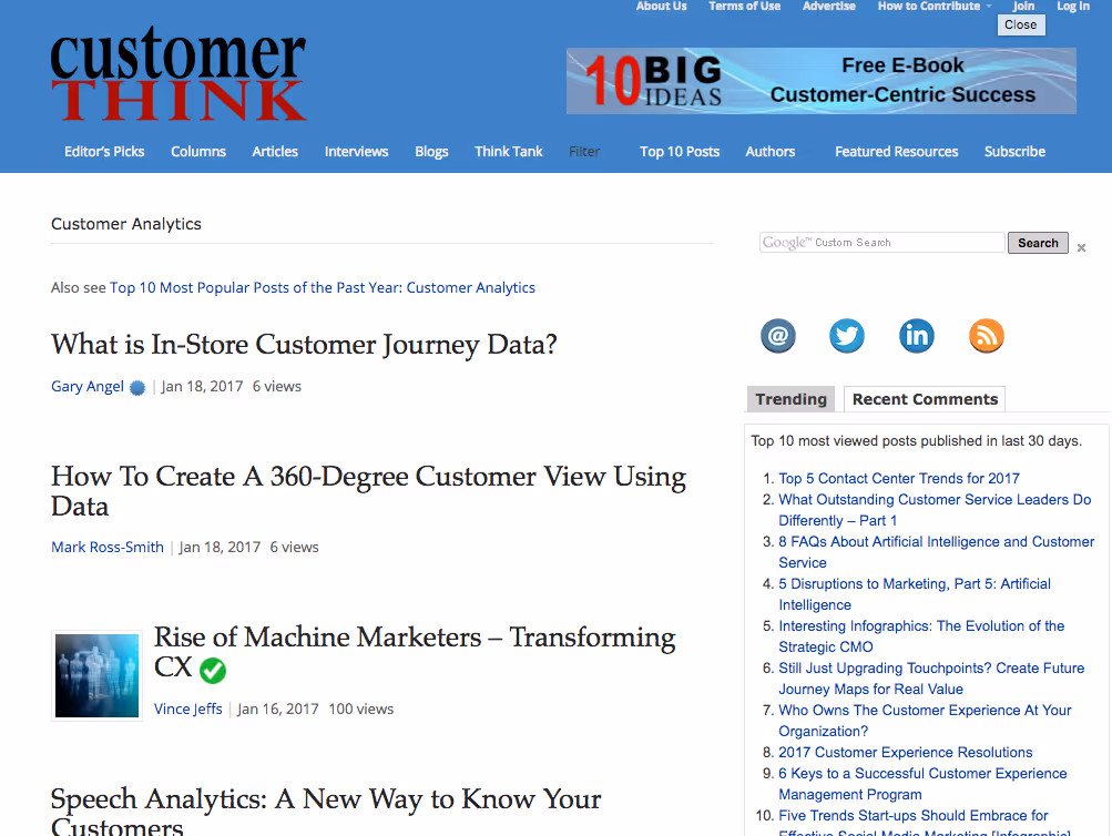 customer think blog