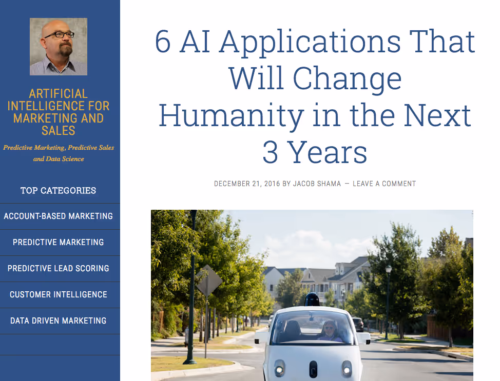 AI blog