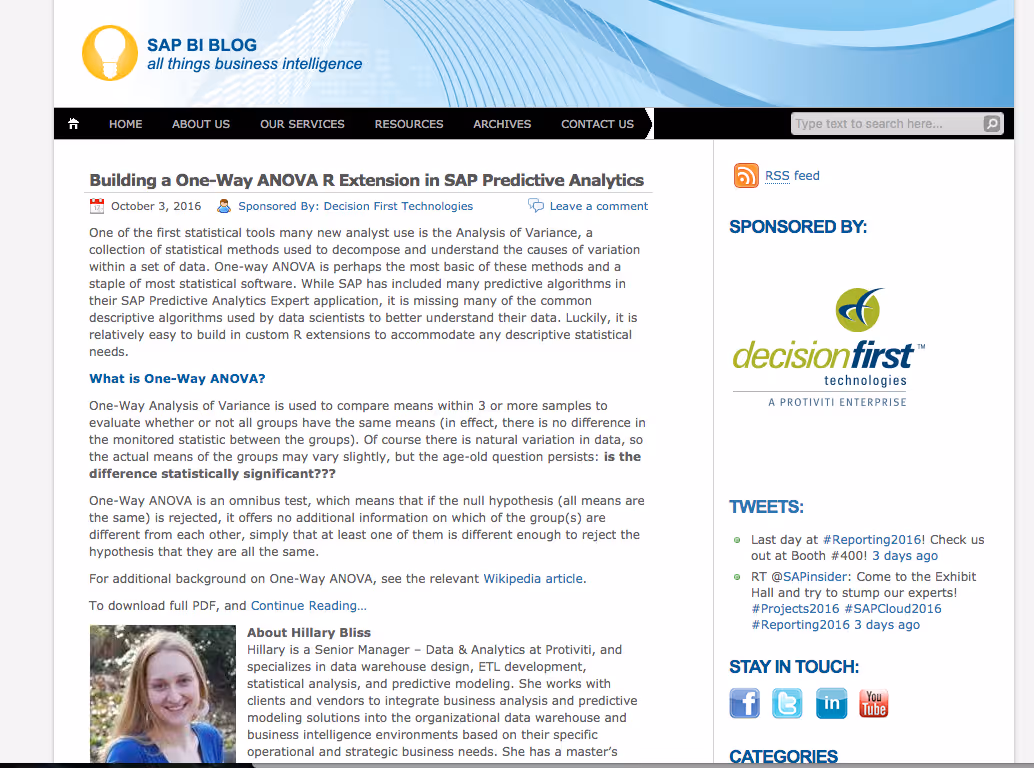 SAP BLog
