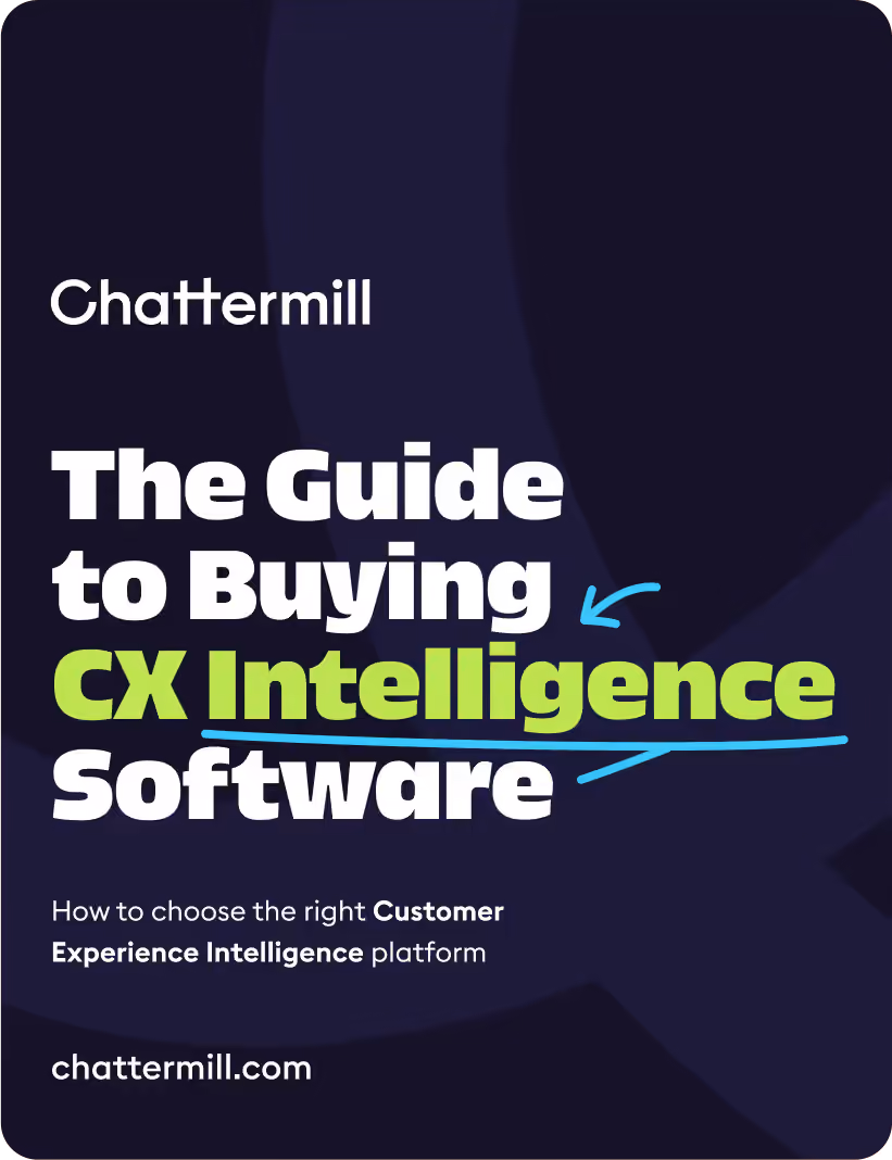 The Guide to Buying CX Intelligence Software