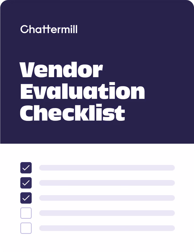Vendor Evaluation Checklist