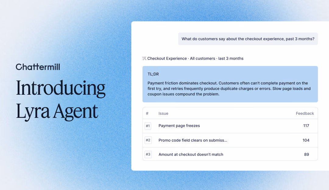 Introducing Lyra Agent: The AI Agent for Customer Feedback Analysis