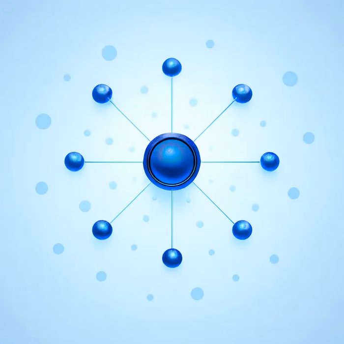 InteliGems Advisory — connected-node graphic reinforcing accountable governance across integrated AI systems.