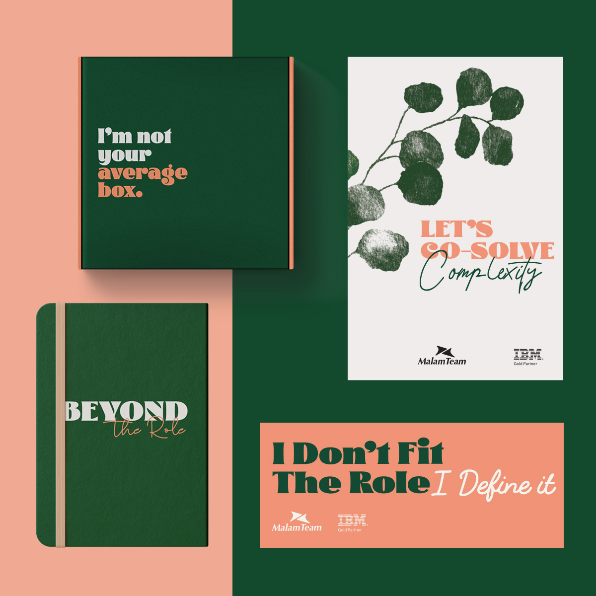 מחברות, גלויות ומוצרי דפוס ממותגים של Beyond the Role