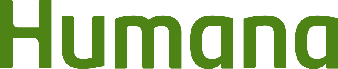 Green Humana logo text in a bold, rounded font.