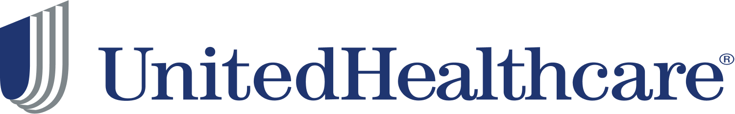 UnitedHealthcare logo in blue with a stylized shield design on the left.