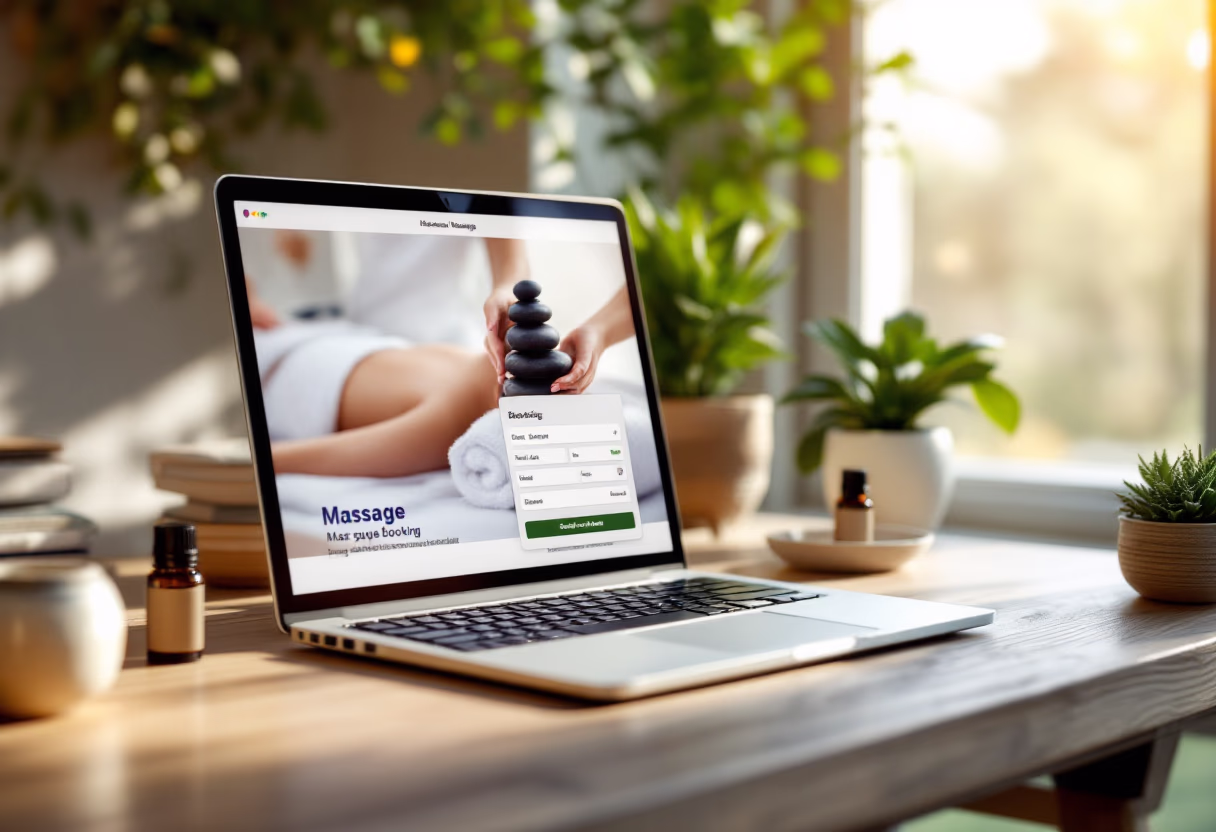 image of appointment scheduling (for a massage therapist)