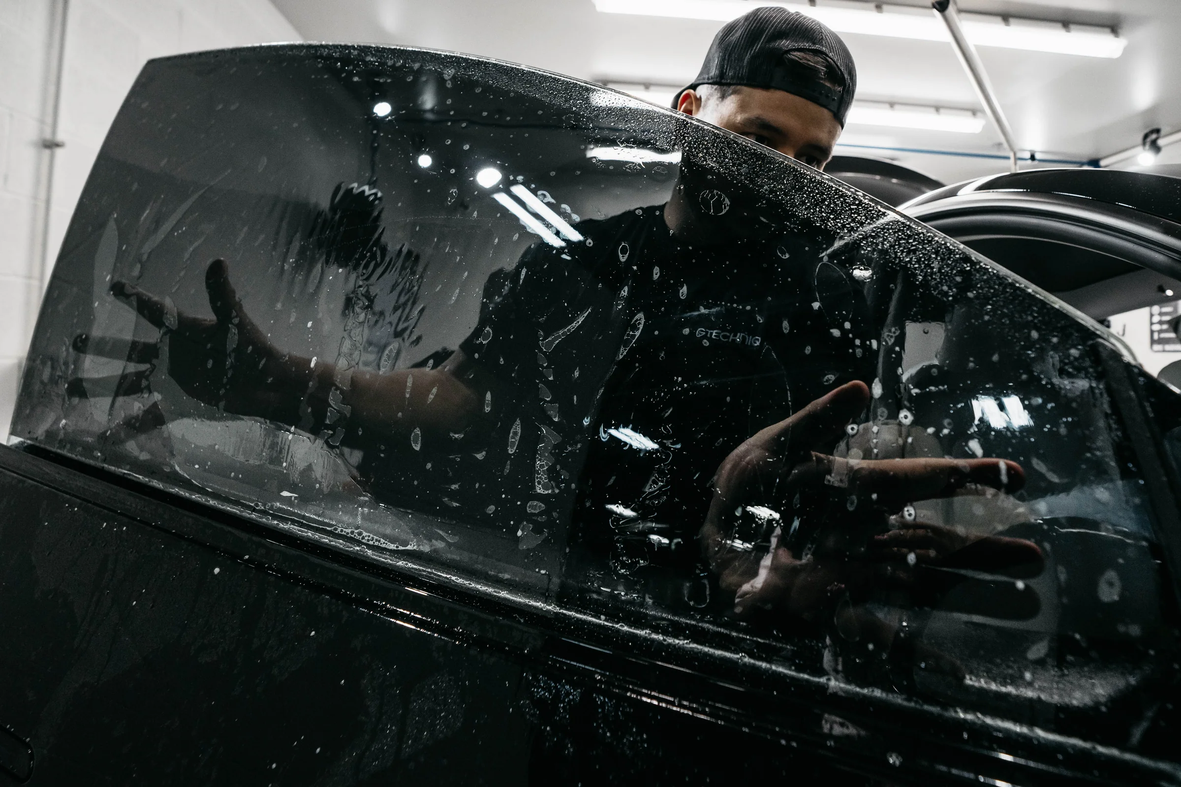 image of a person entering a vehicle