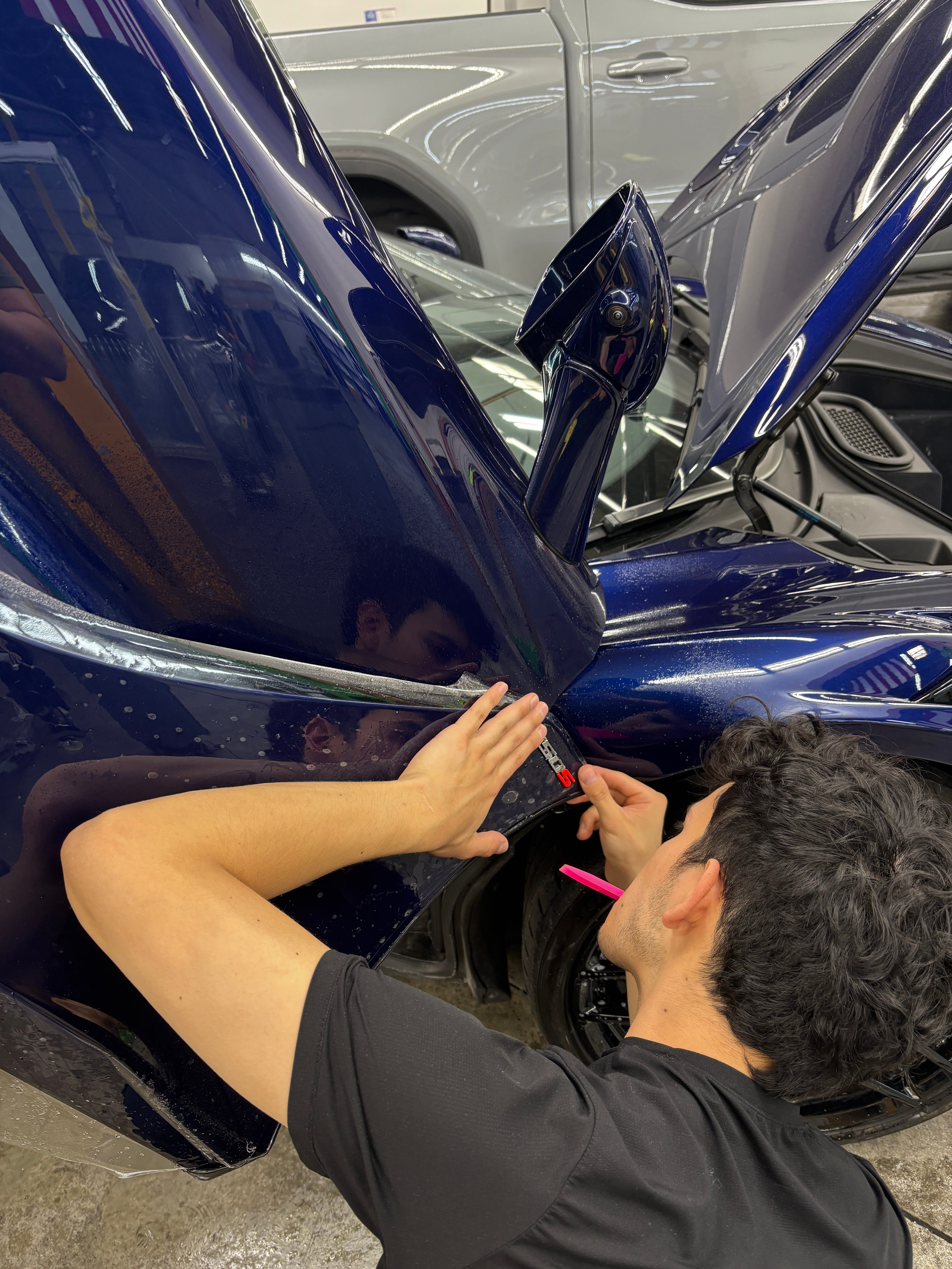 [background image] image of dealership workspace