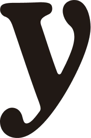 Close-up of a large black lowercase letter v on a white background.
