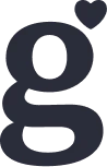 Black lowercase letter g on a white background.