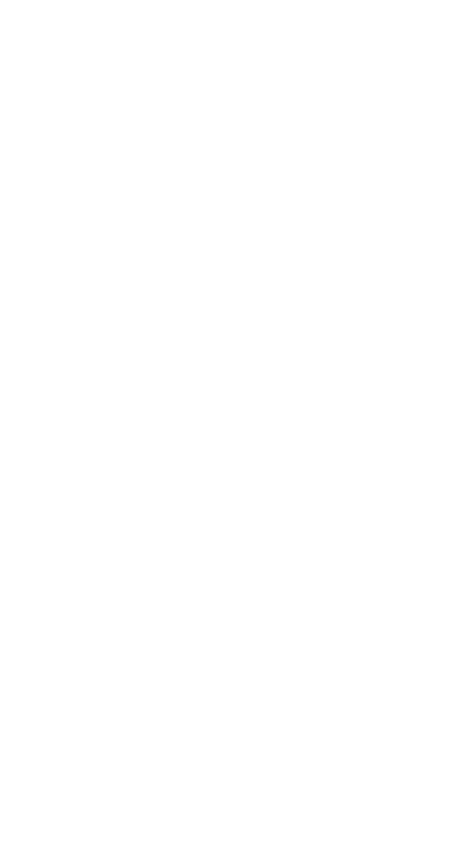 Black star shape with seven points inside a white semicircle on the right side.