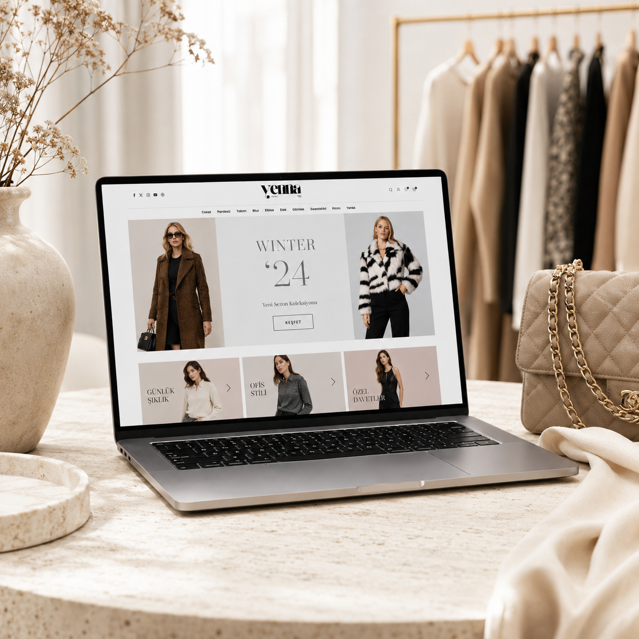 Yenna Boutique proje görseli