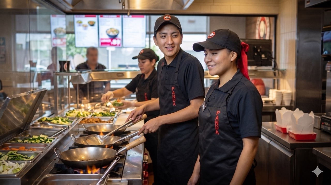 Colaboradores de Grupo Restaurantero Gigante trabajando en cocina