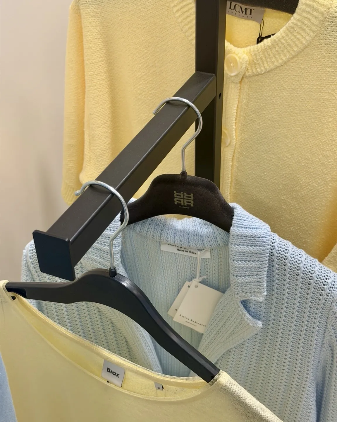Parapluie canne et sac cabas en denim