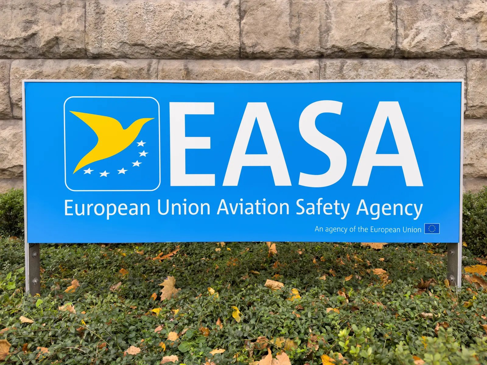 Sign for the European Union Aviation Safety Agency, EASA