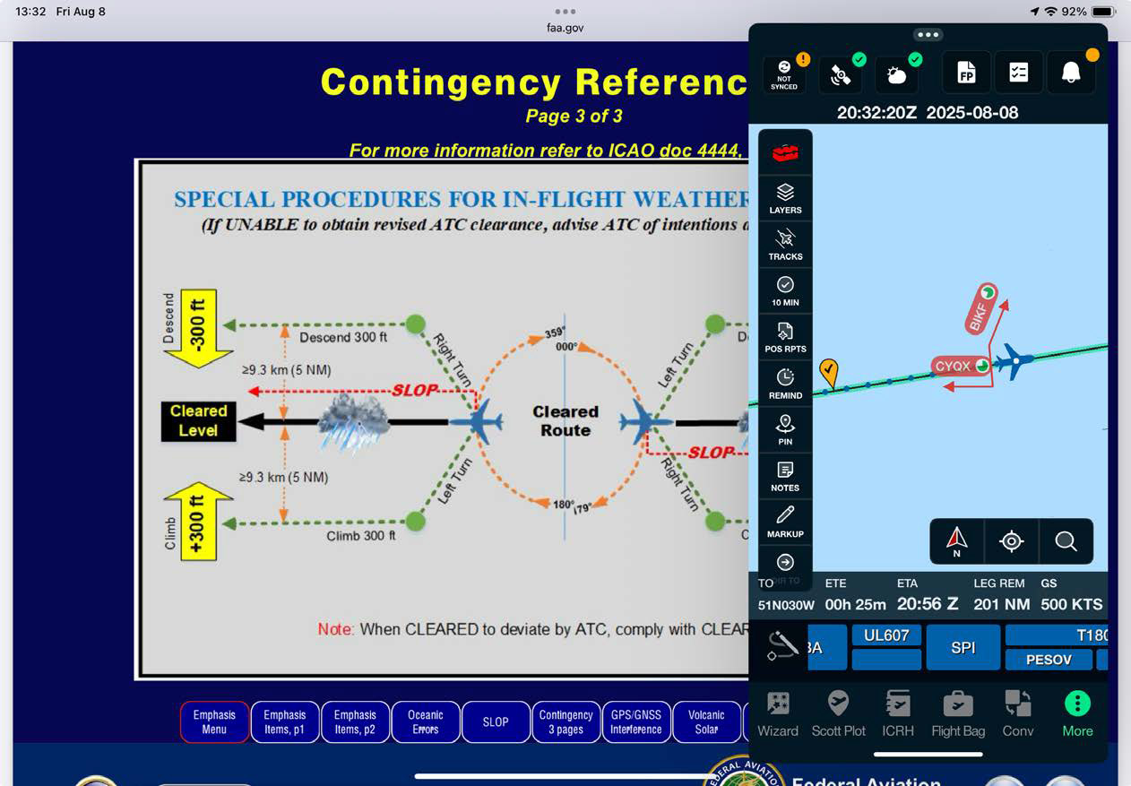 Scott Plot in a Slide Over window over another app