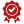 Red ink stamp illustration of an authenticity badge with stars and a ribbon border.