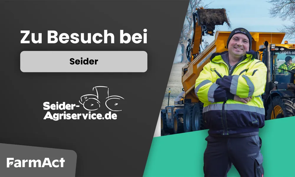 Sebastian Seider von Agriservice Seider bei der Arbeit