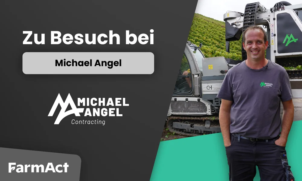 Michael Angel in seinem Weinberg