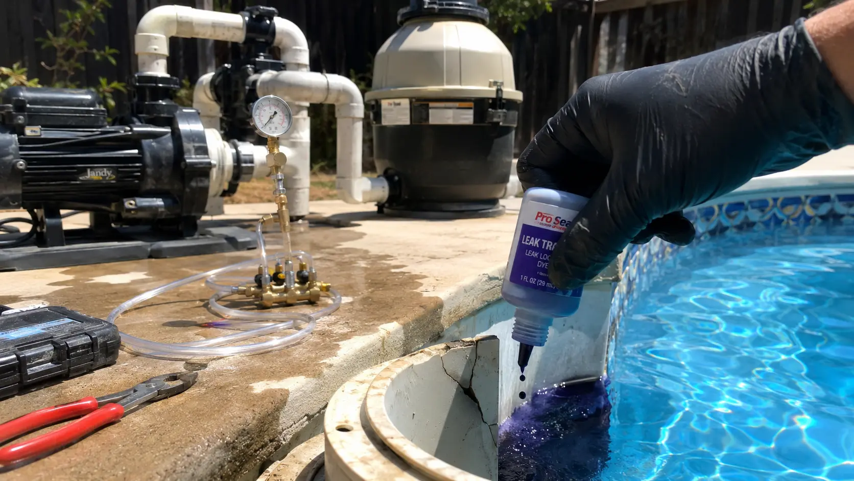Pool Leak Detection & Repair