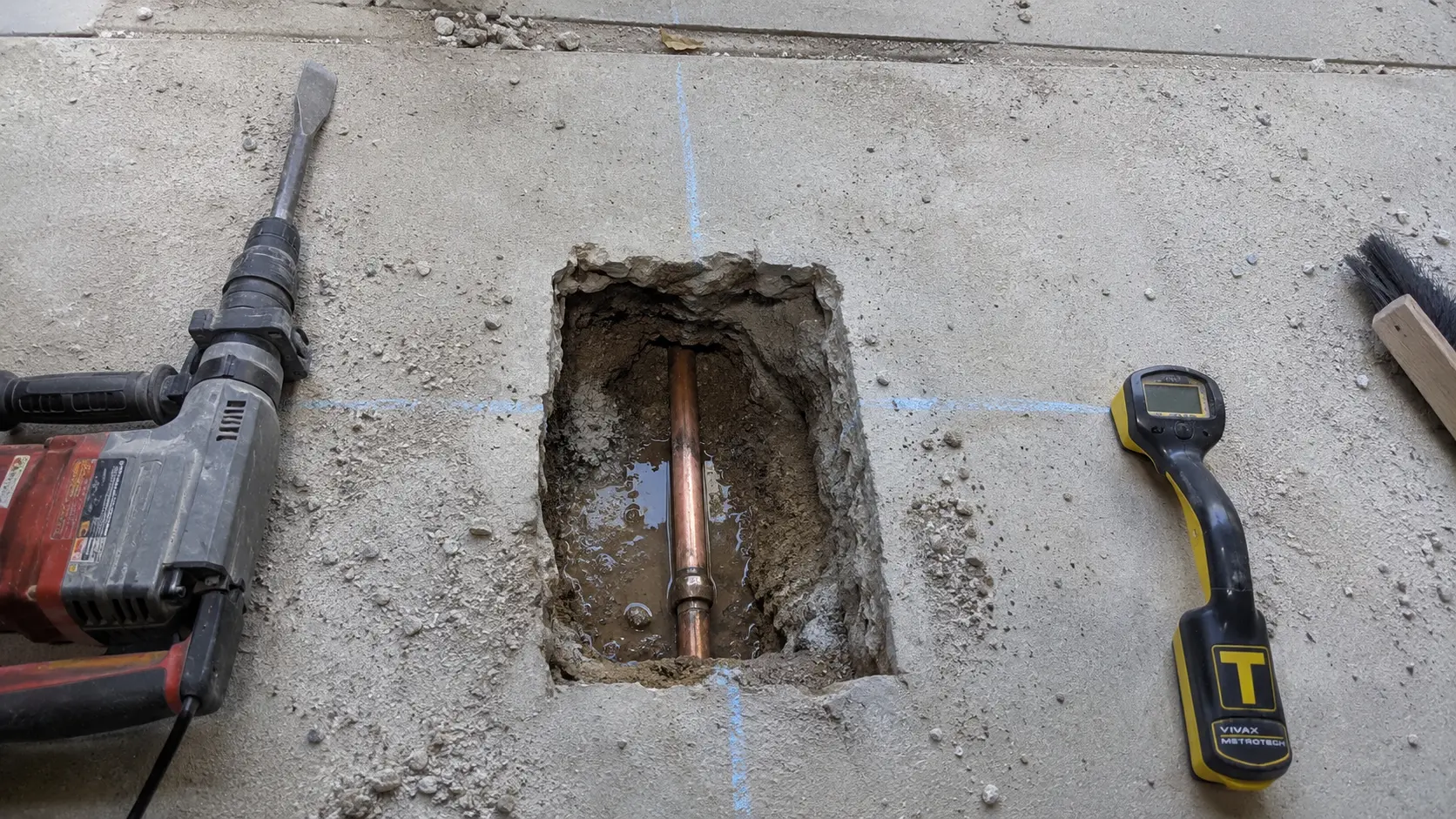 Slab Leak Detection & Repair
