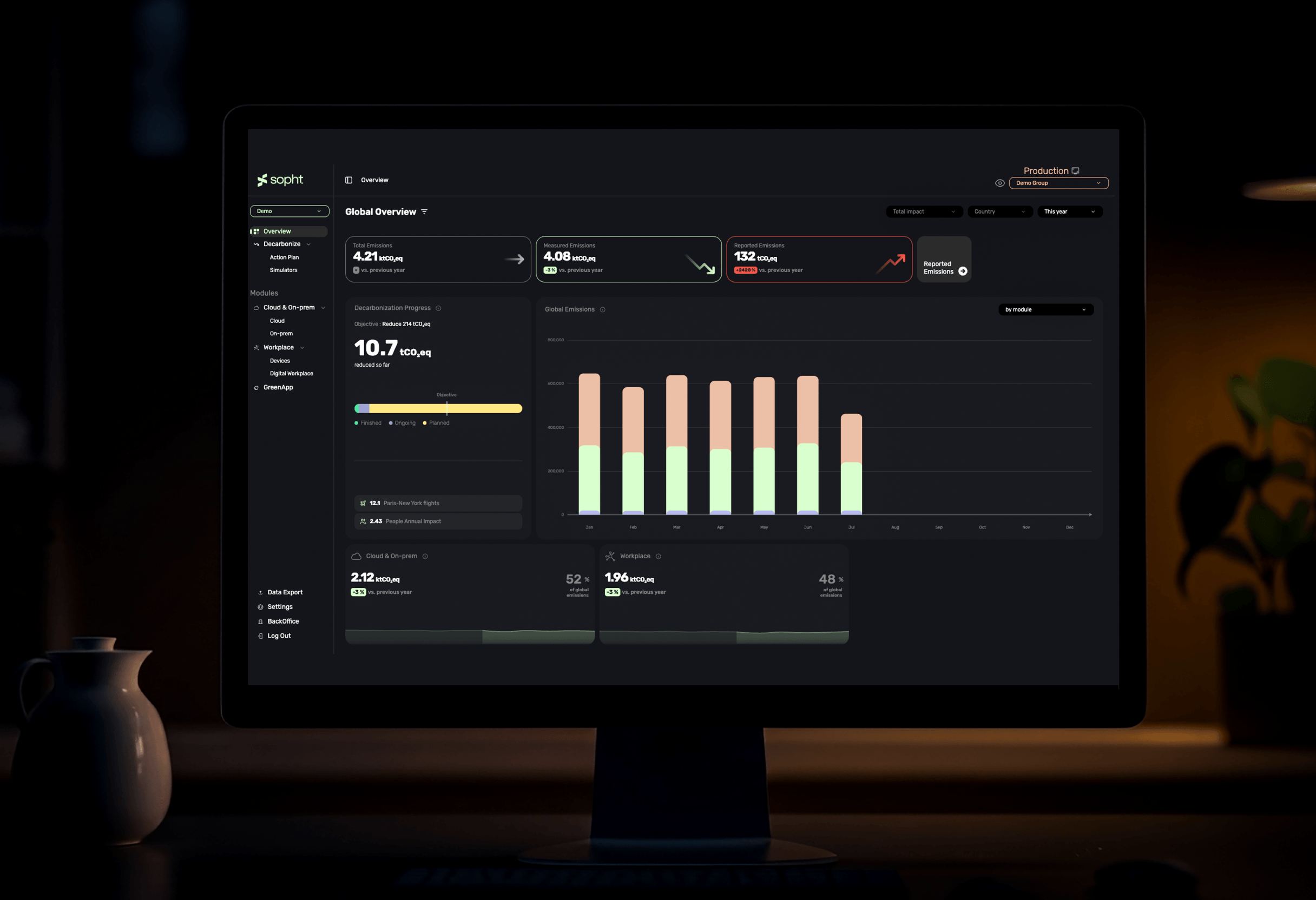 image of data analytics dashboard (for a real estate tech) [interface]