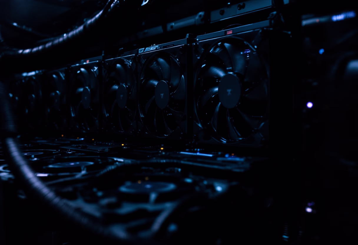 image of cryptocurrency mining hardware