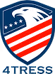 Shield logo with a white eagle head, blue stars, and red and white stripes.