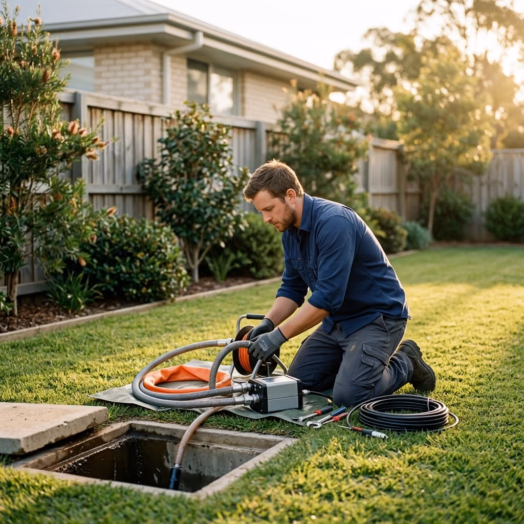 West Coast Pipe Relining service van and technician ready for dispatch in a Perth suburb