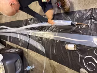 Resin wet-out process