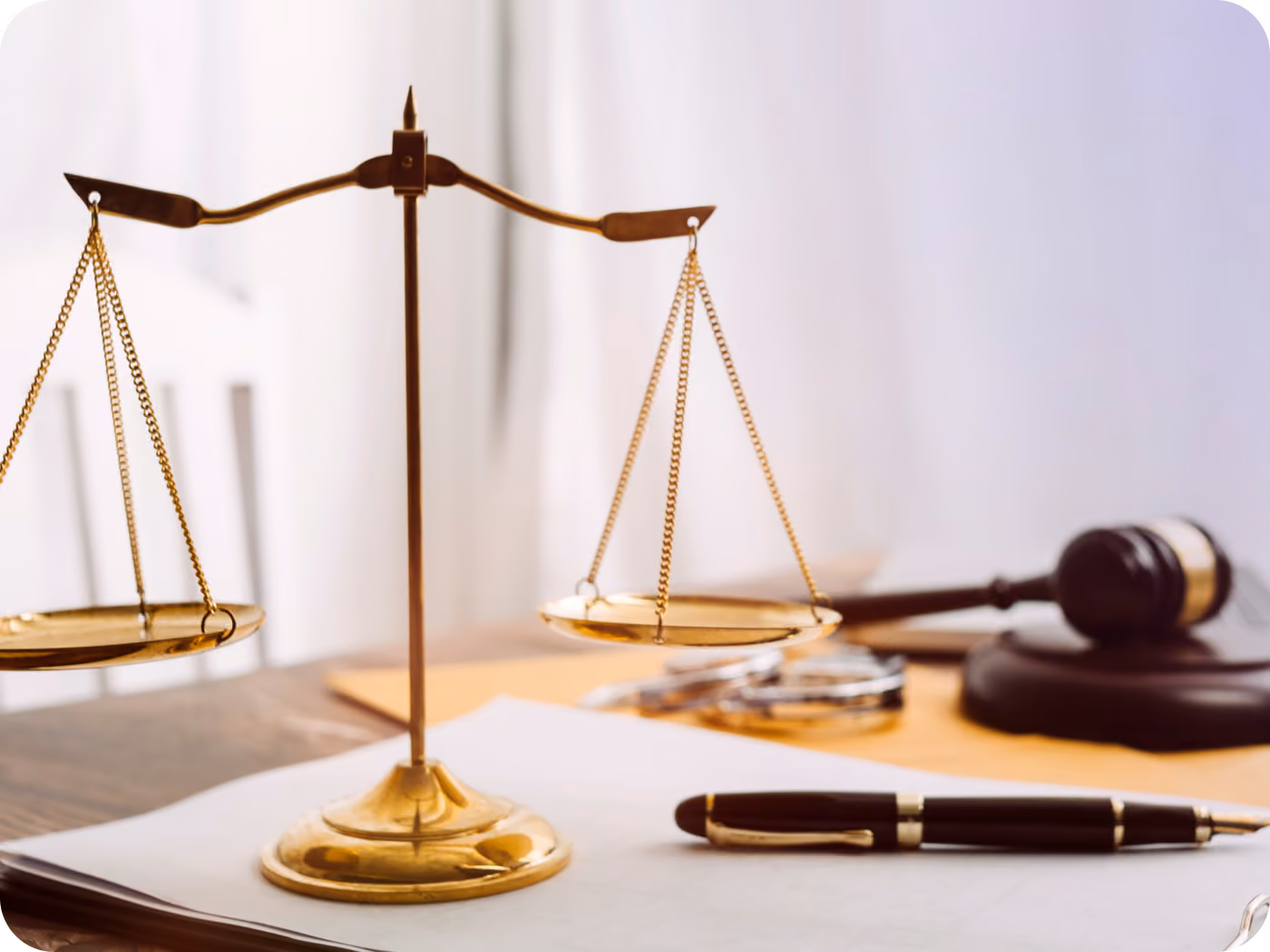 Scales and hammer of justice