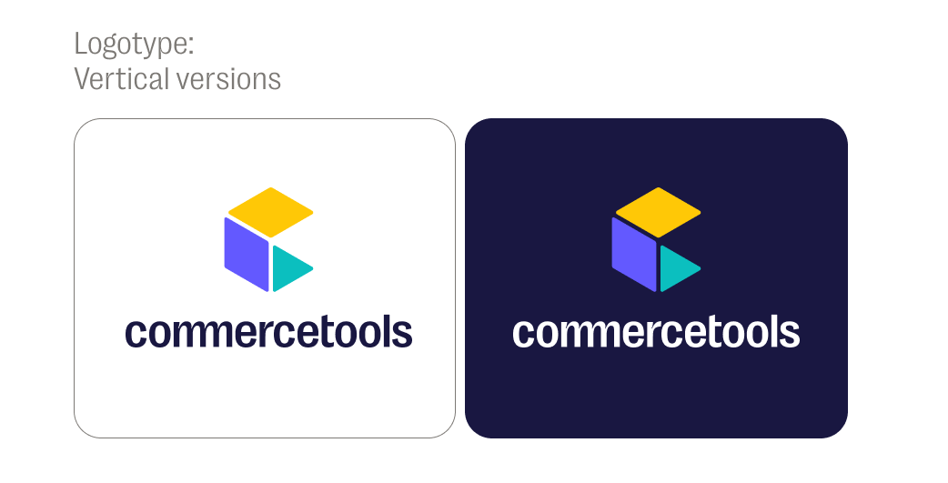 Vertical logo lockup