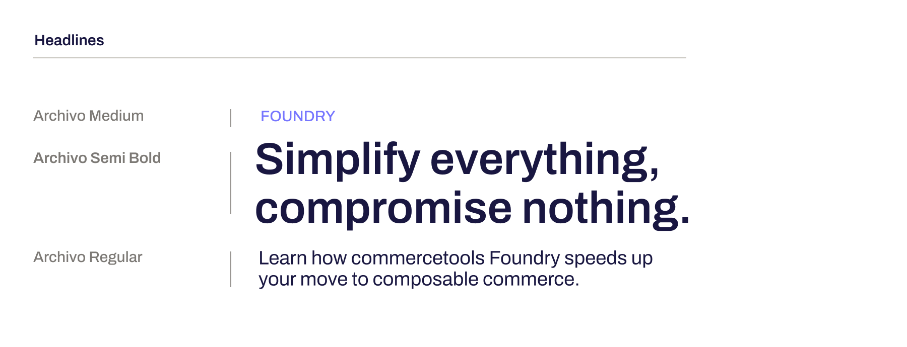 Headline examples