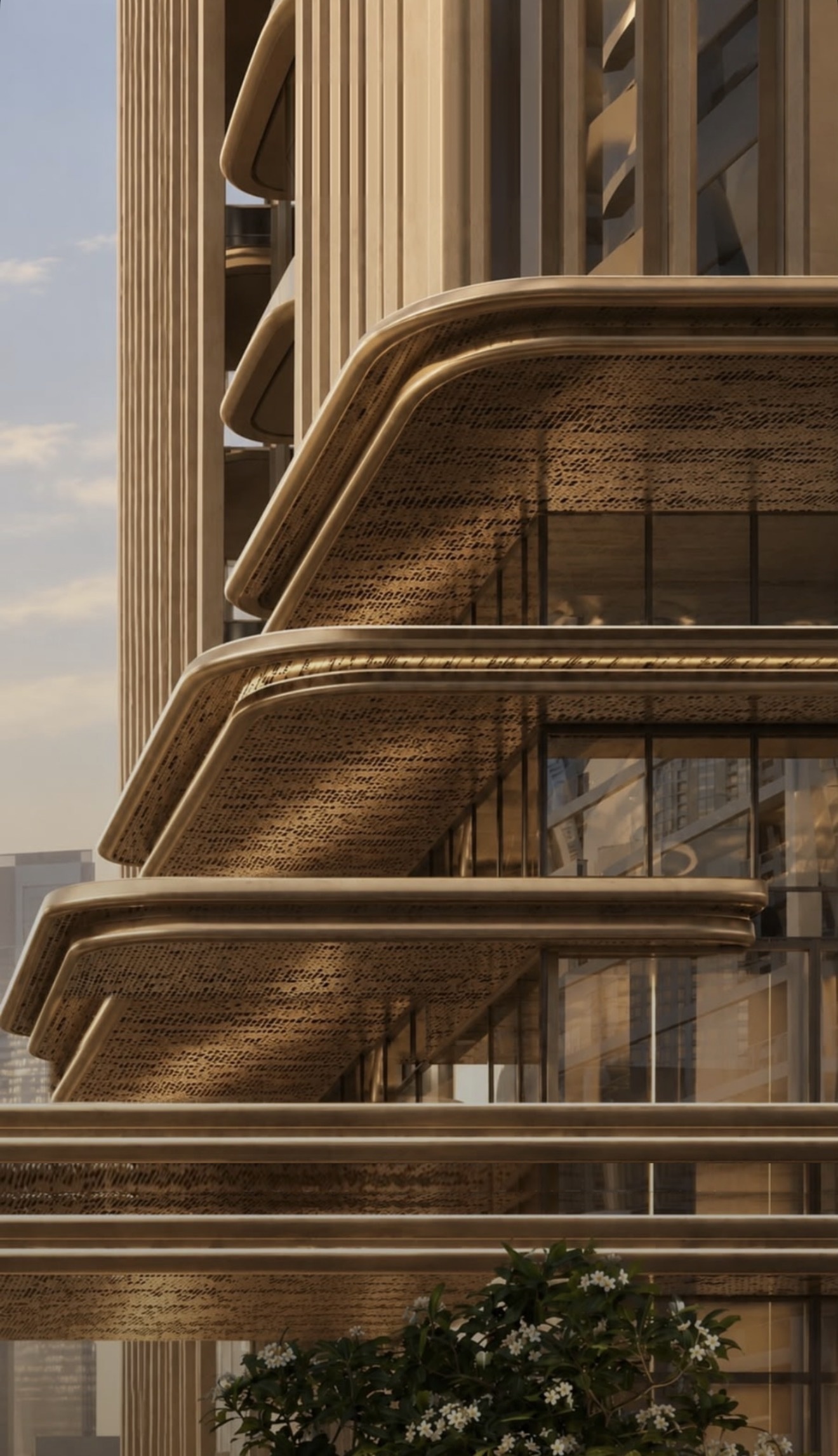 Berkeley Tower by Ellington, facade detail