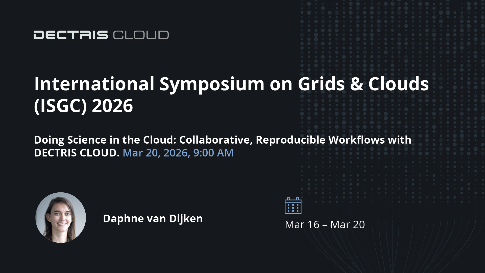 Join Us at ISGC