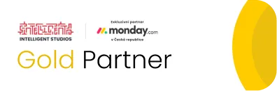 Odznak monday.com Gold Partner