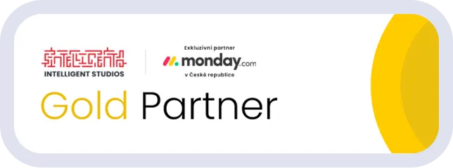 Odznak monday.com Gold Partner