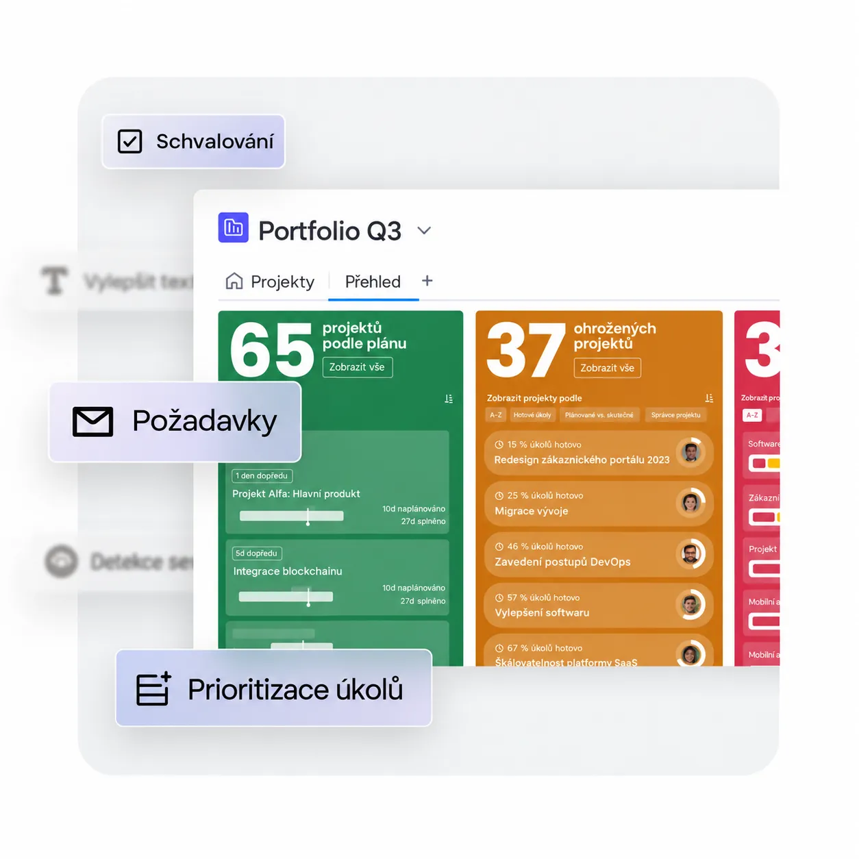 Ukázka monday vibe s AI workflow a reporty