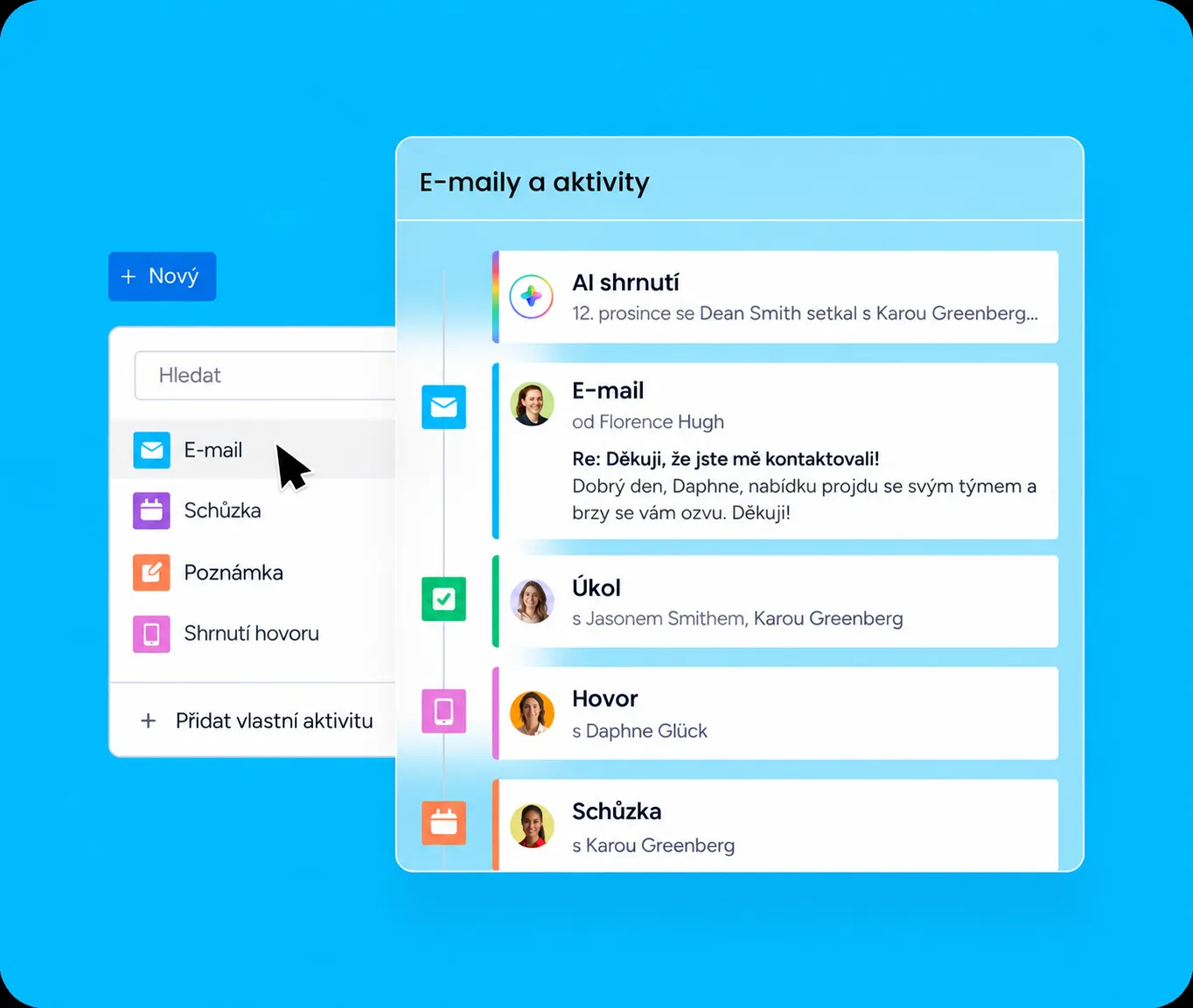 Ukázka monday vibe s AI workflow a reporty