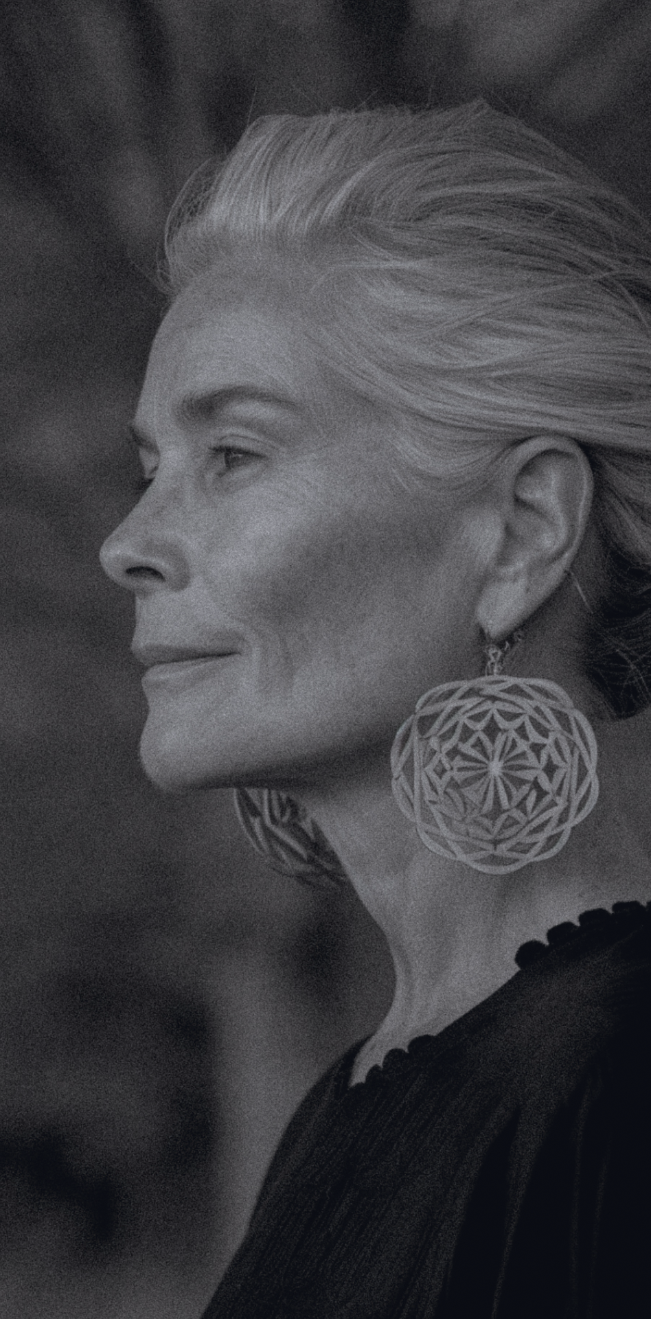 Woman in profile