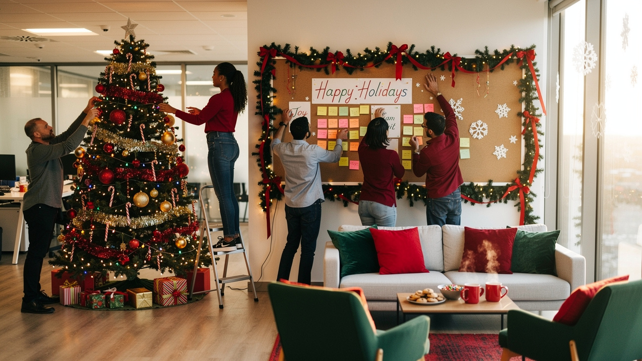 4 Steps to Effectively Decorate Your Office for Christmas