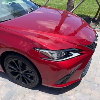 Before and after mobile bumper scrape repair by Paint N Go