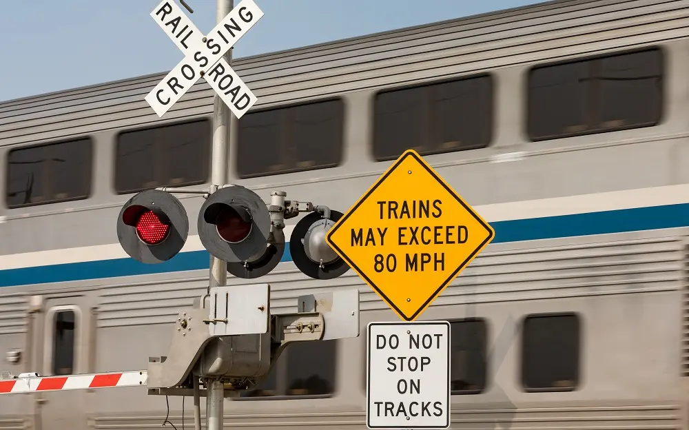 create a blogposting image of train Accident in city. Don't add any text and names.