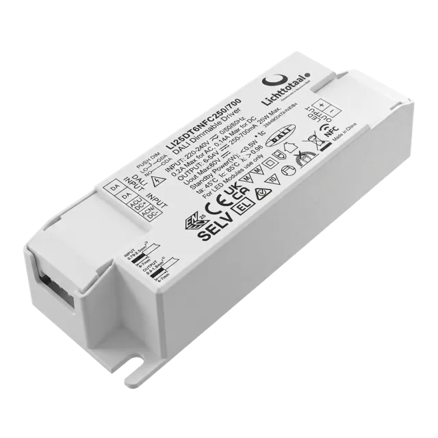 Productrender van een LED-driver van Lichttotaal