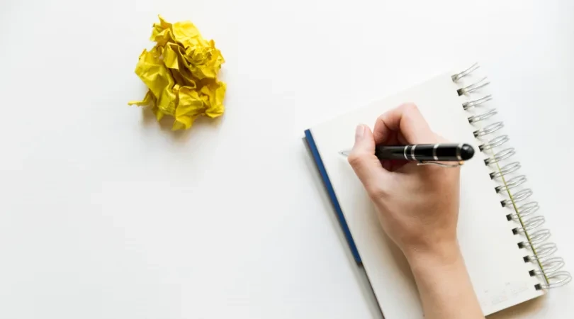 A notebook and a pen