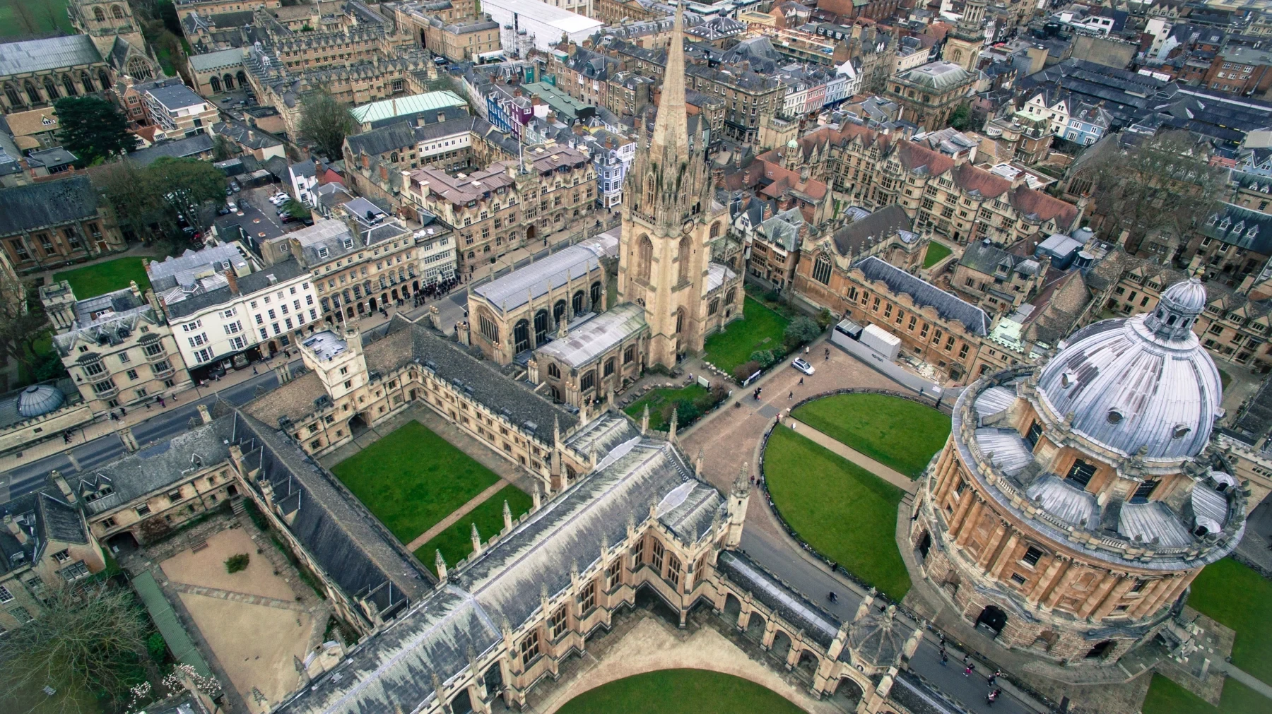Oxford view from above