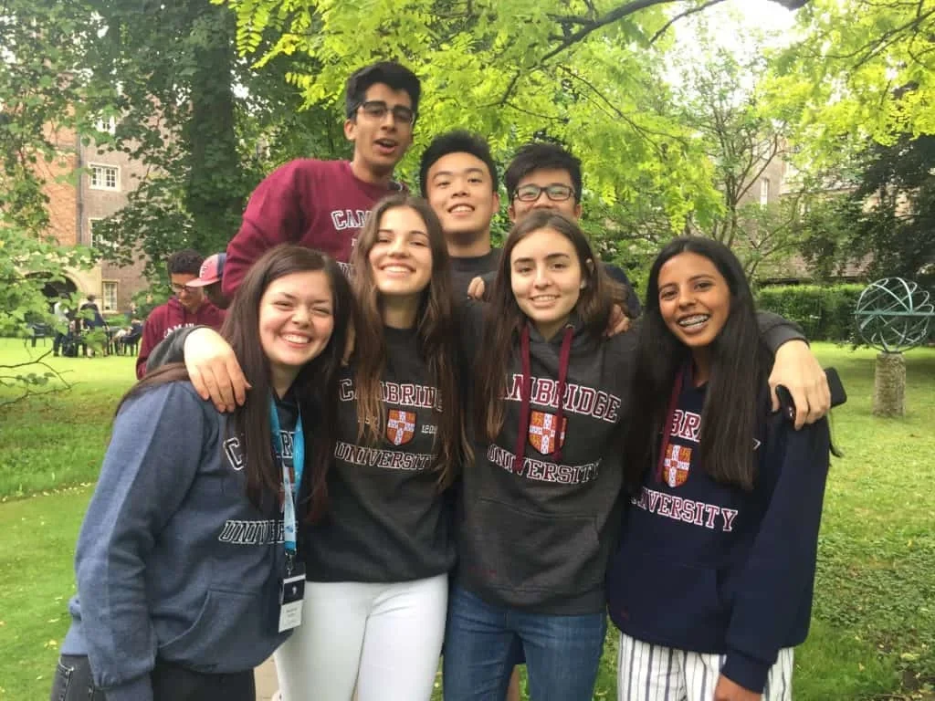 A group of students posing for a picture