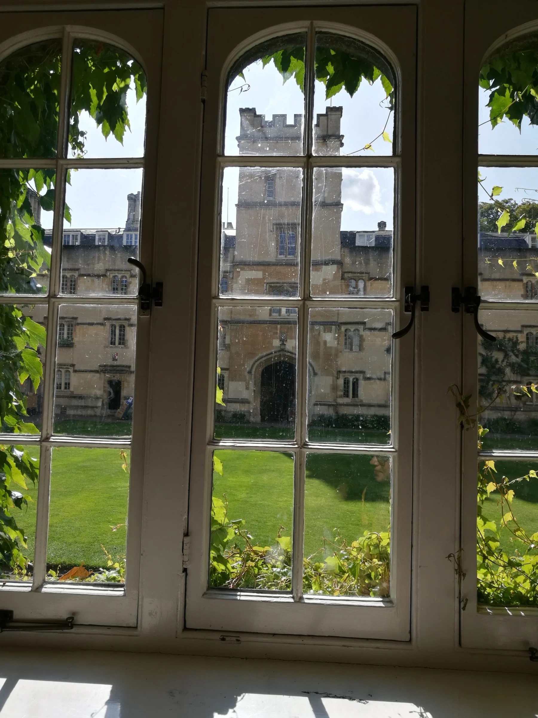Glass doors and windows looking at Oxford